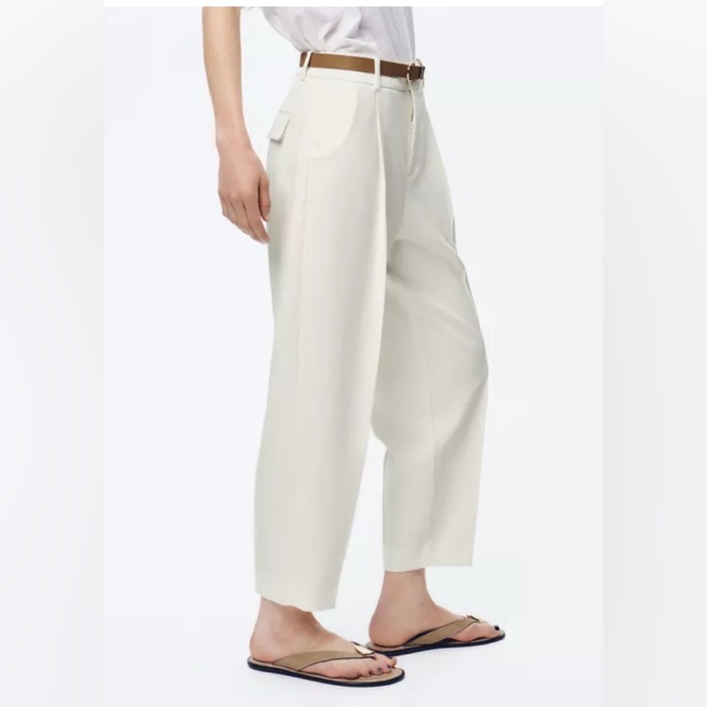 Zara Pleated Belted Pants | NWT